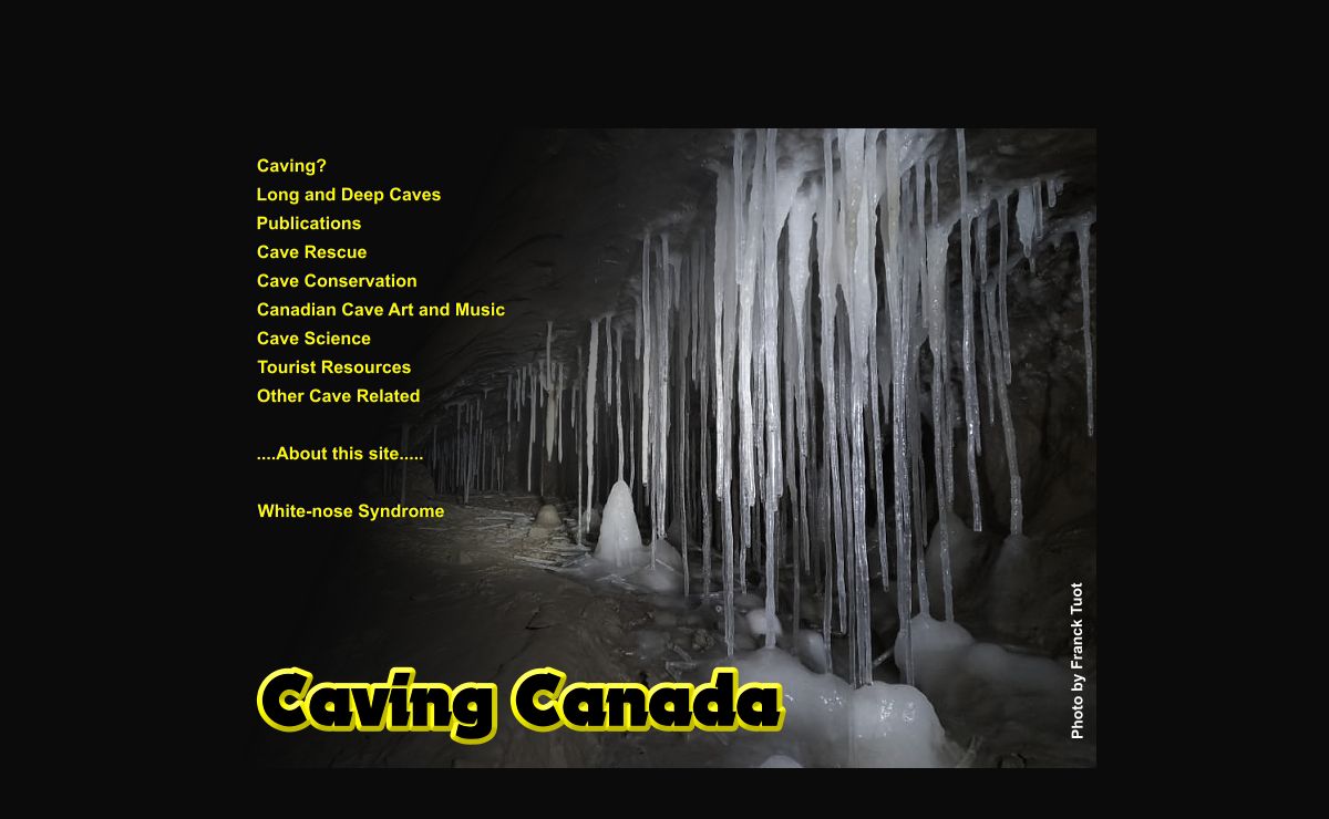 Caving Canada home page