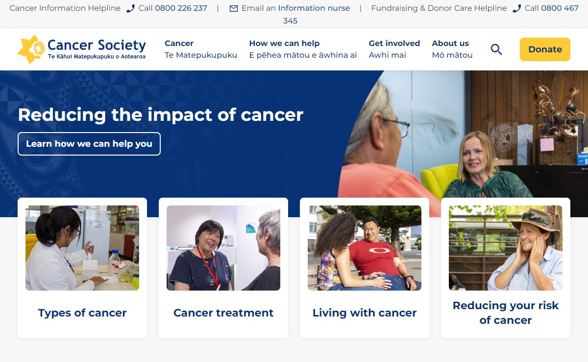 Cancer Society NZ — Home