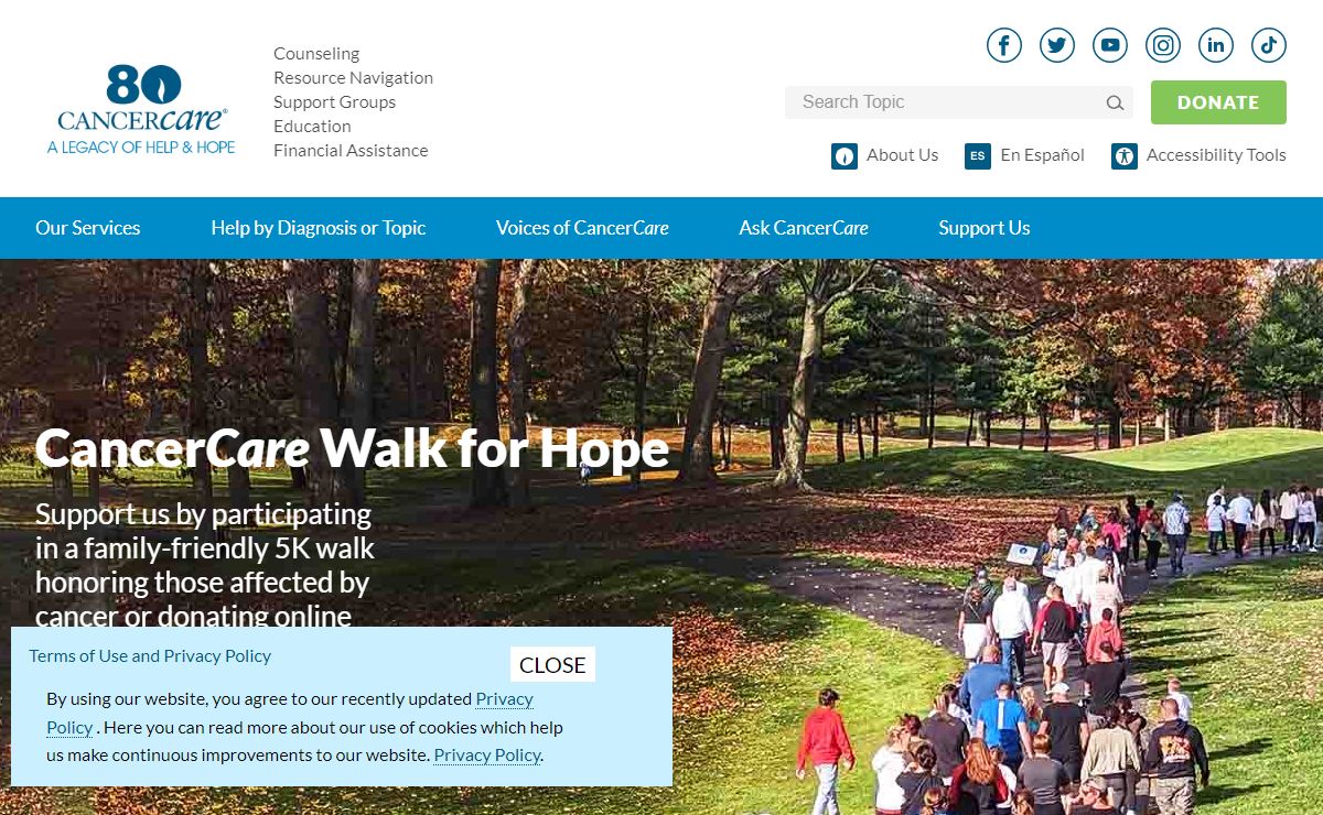 Cancer | Support Groups, Counseling, Education & Financial Assistance