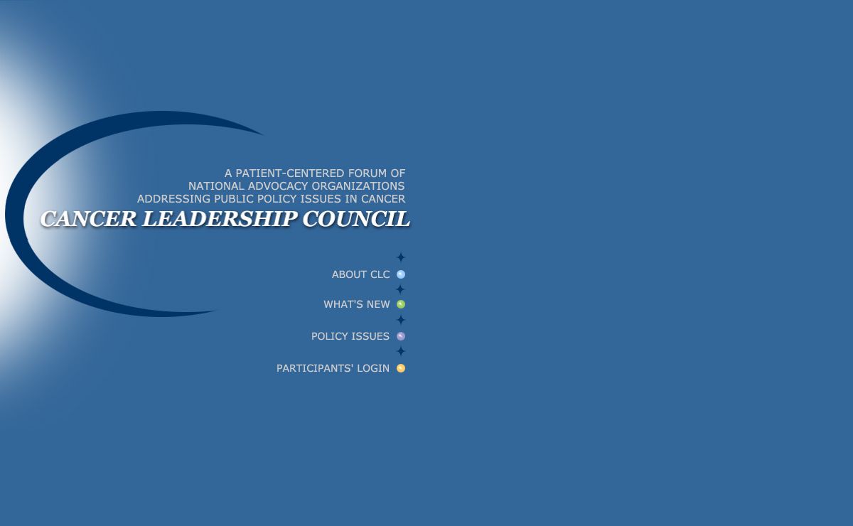 Cancer Leadership Council Home Page