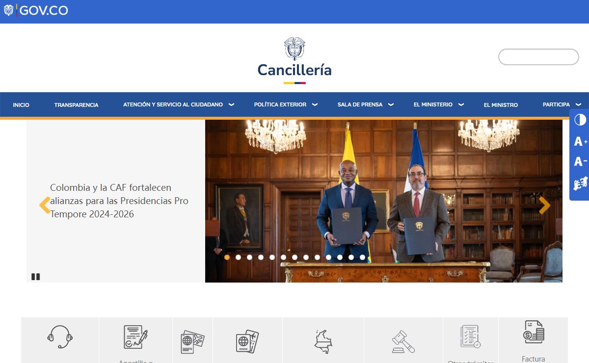 Cancillería | Ministerio de Relaciones Exteriores de Colombia