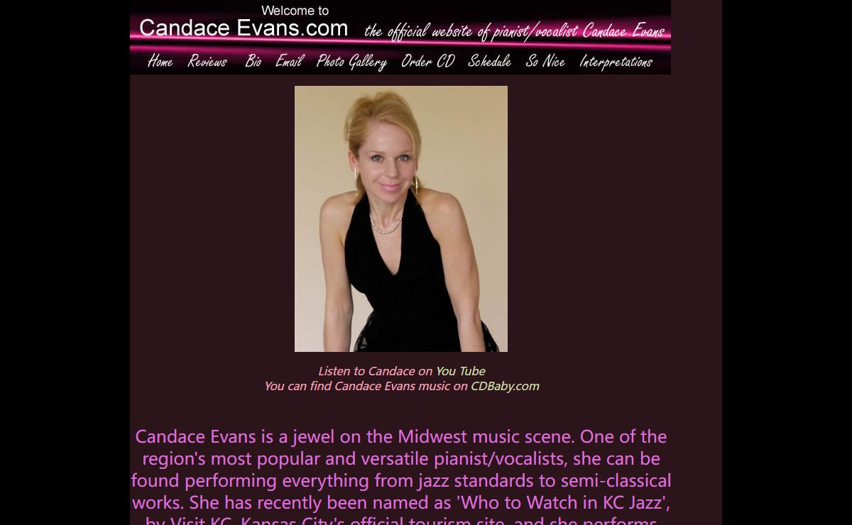 Candace Evans : The official website of jazz vocalist Candace Evans