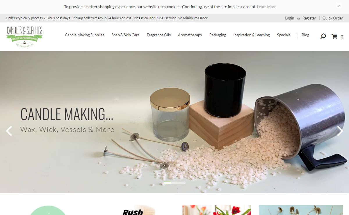 Candle Making Supplies | Soap Making Supplies | Candles and Supplies | Candle making and soap making supplies, fragrances & classes.