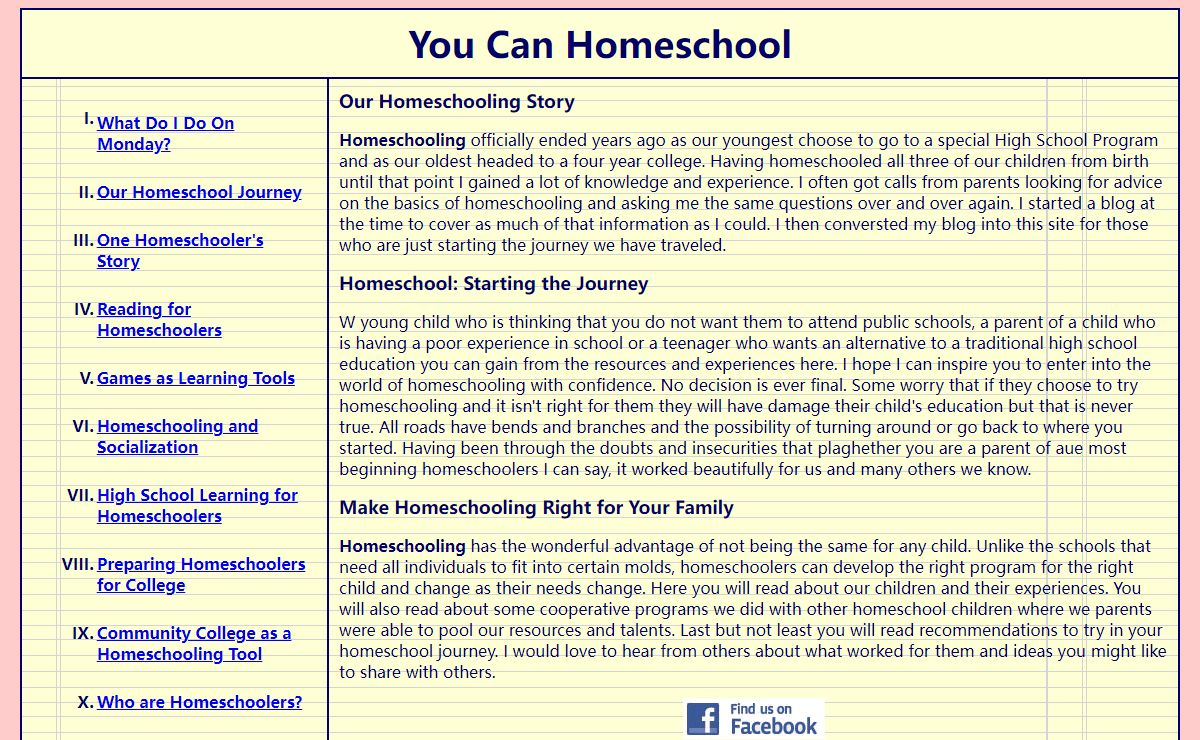 Homeschool Resources