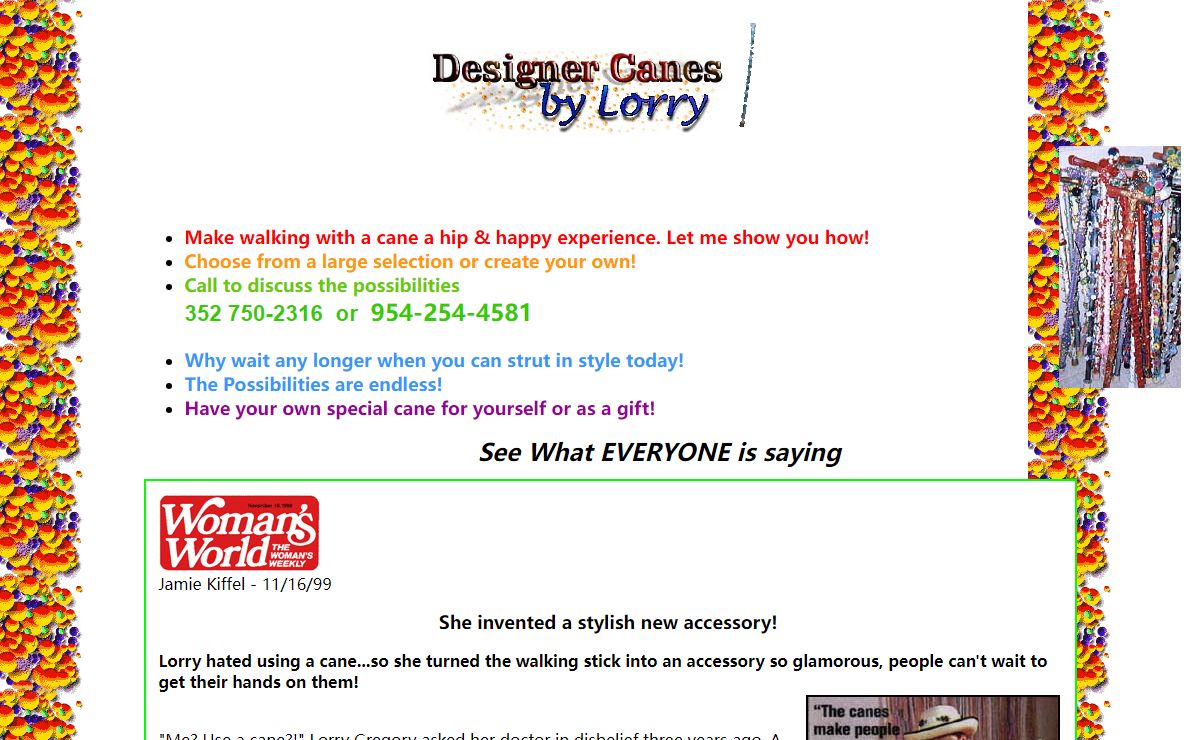 Designer Canes by Lorry