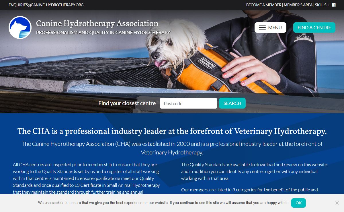 Canine Hydrotherapy Association - Canine Hydrotherapy Association