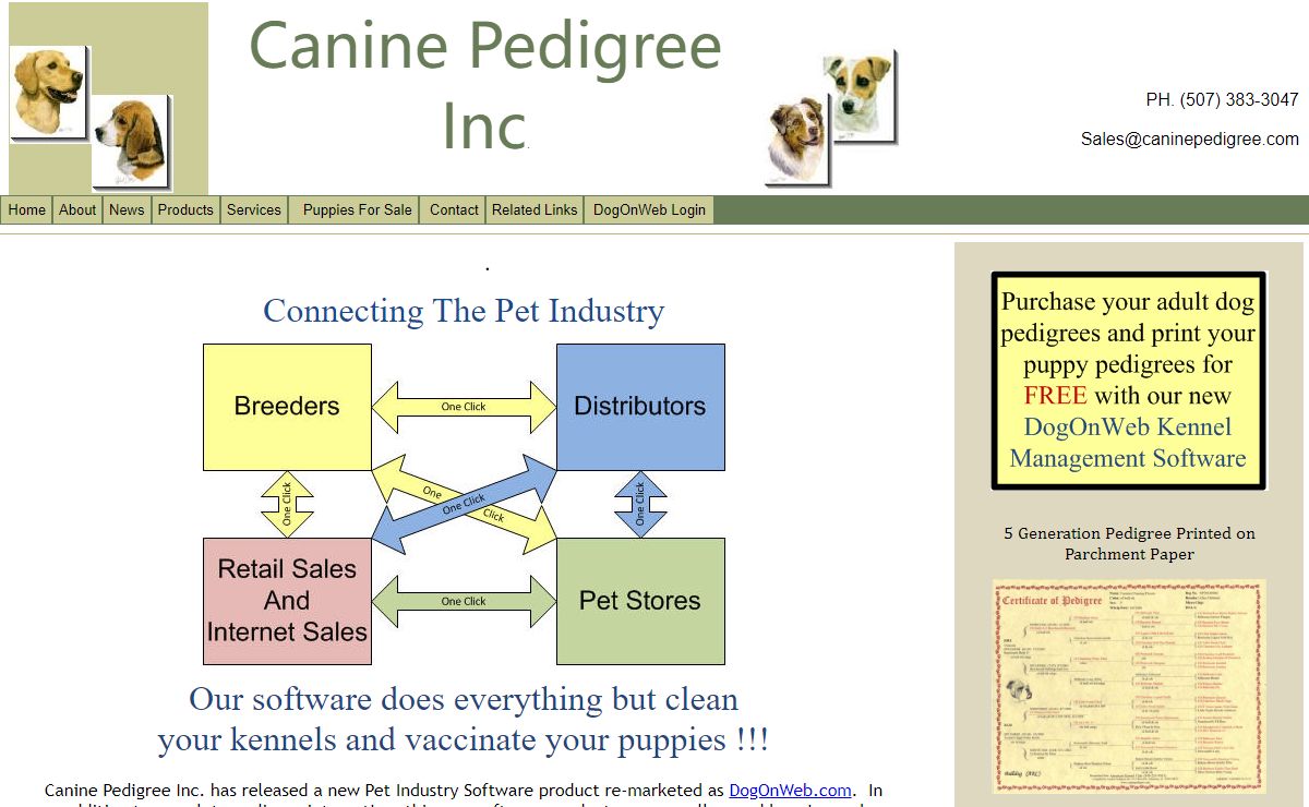 Dog Pedigree Research Software | Canine Pedigree Inc.