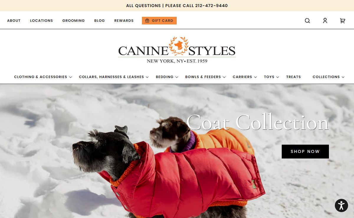 Canine Styles: a Lifestyle Brand for dogs!