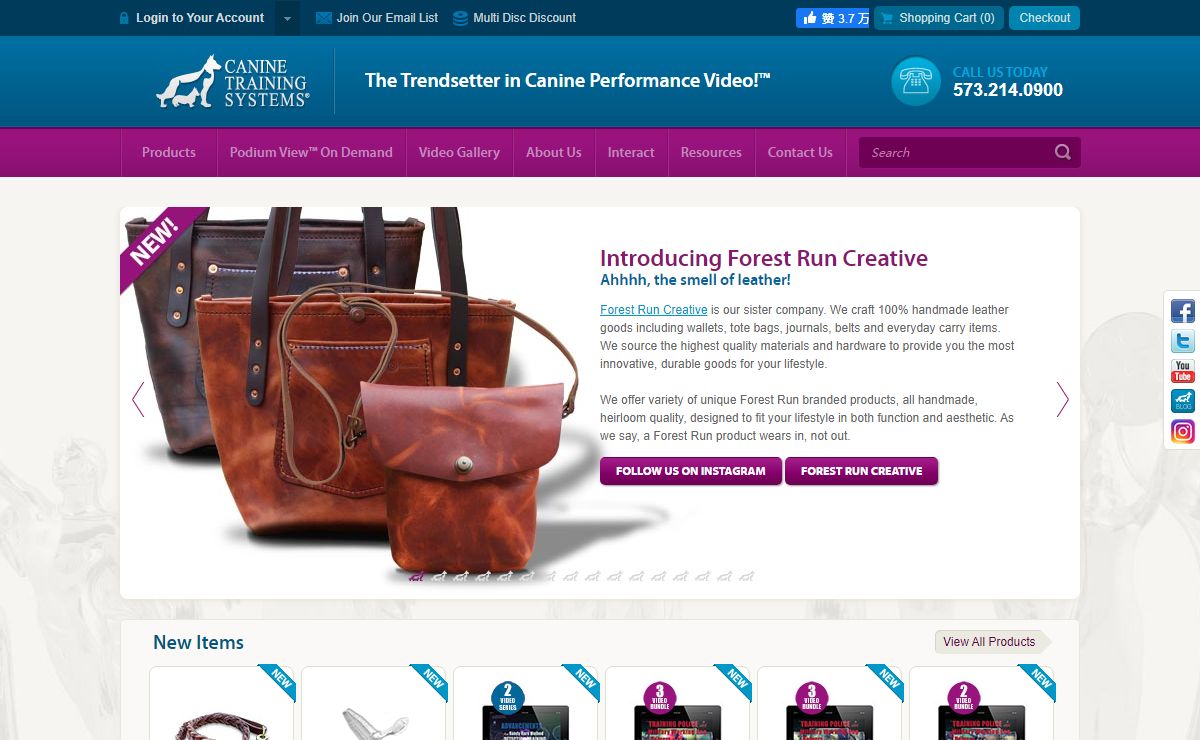 Canine Training Systems - The Trendsetter in Canine Performance Video