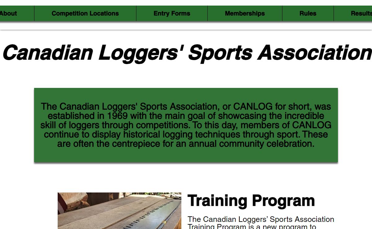 Canadian Loggers' Sports Association - CANLOG