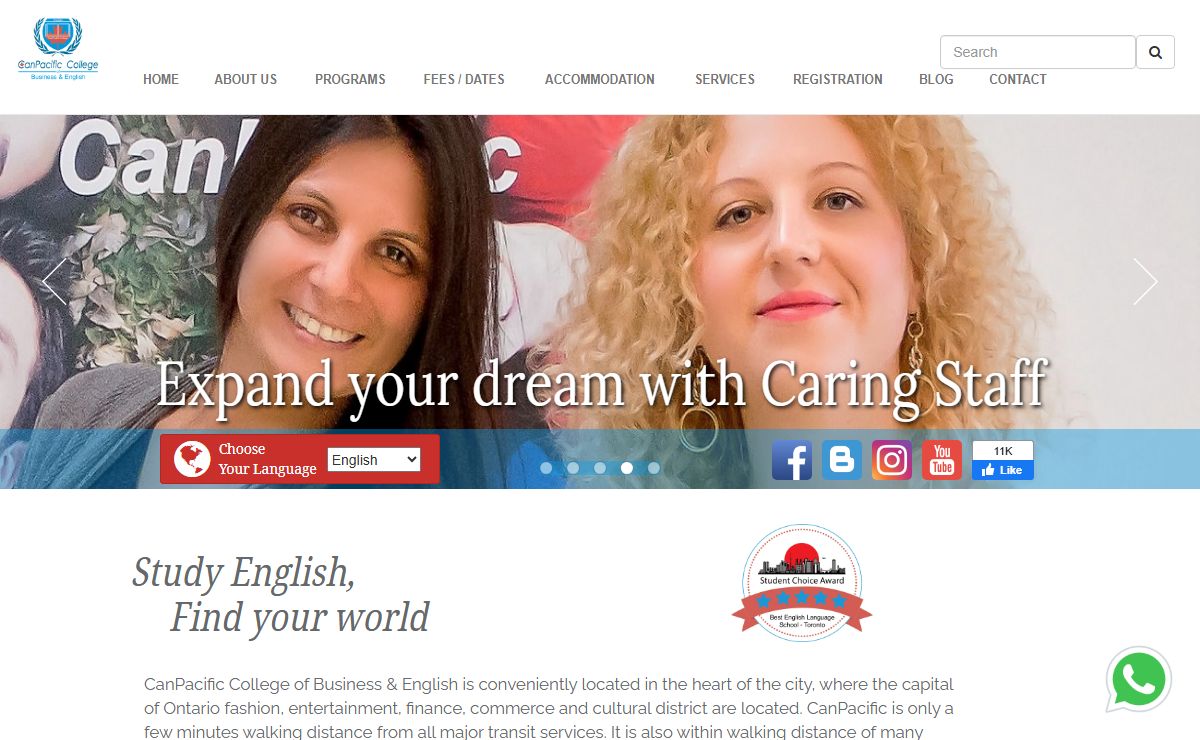 CanPacific College of Business & English | English School in Toronto Canada
