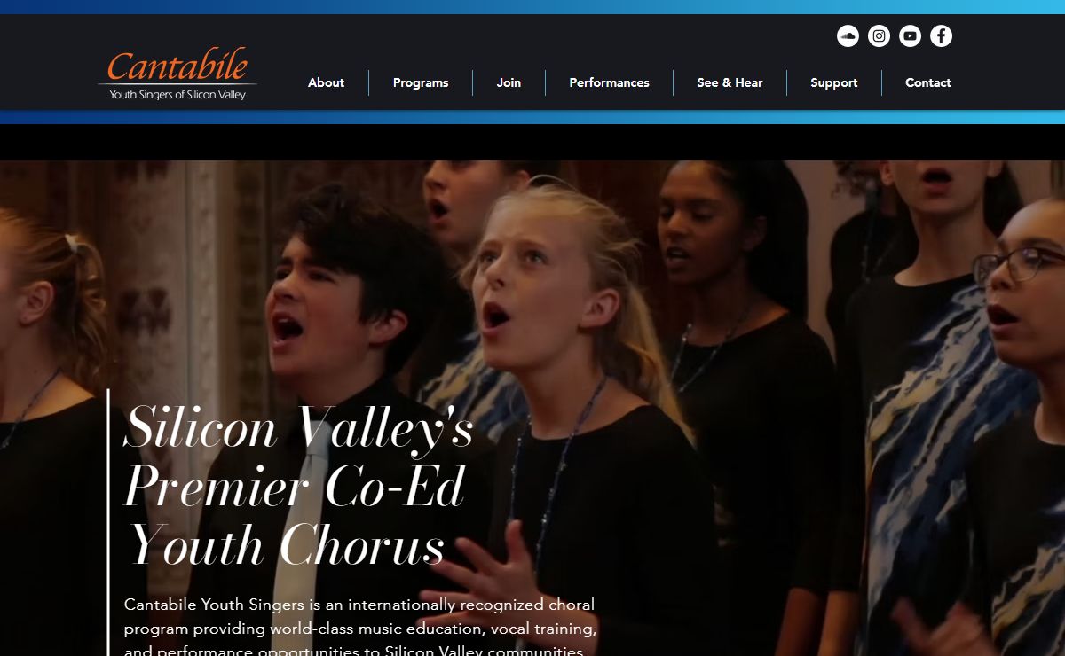 Cantabile Youth Singers of Silicon Valley | youth choir