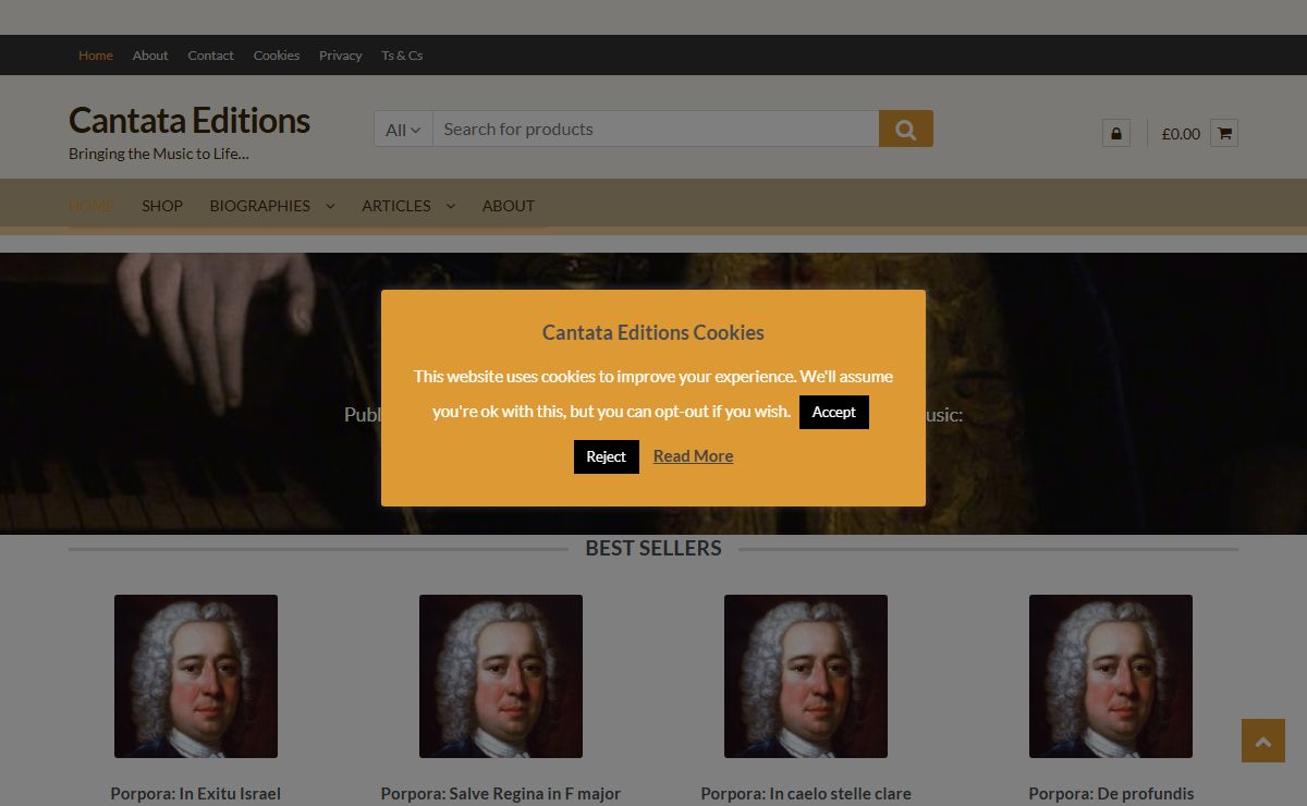Cantata Editions - Cantata Editions