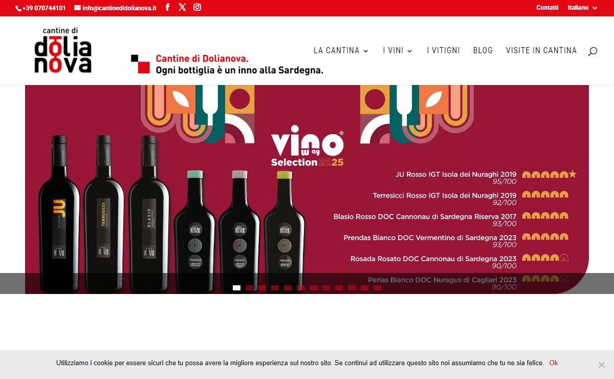 Cantine di Dolianova - Ogni bottiglia è un inno alla Sardegna.