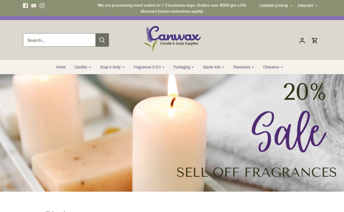 Canwax - Candle & Soap Supplies