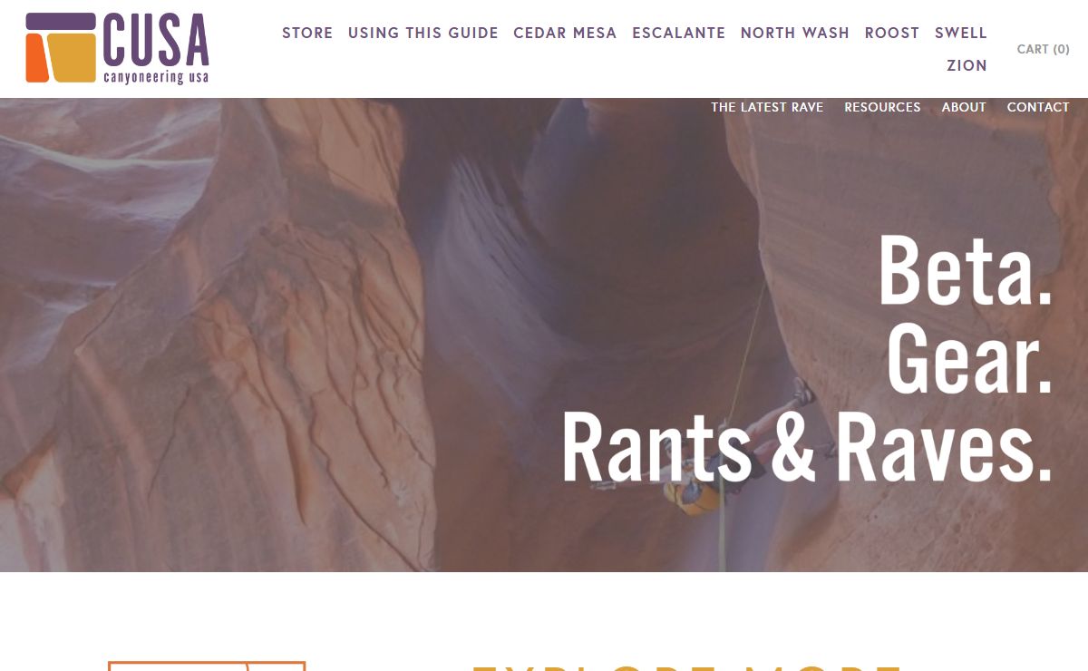 Canyoneering USA: A Utah Canyoneering Resource for All Canyoneers
