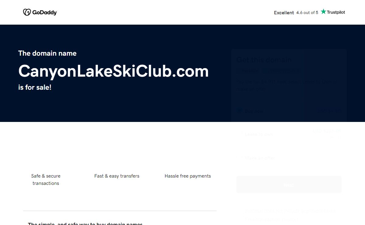 canyonlakeskiclub.com