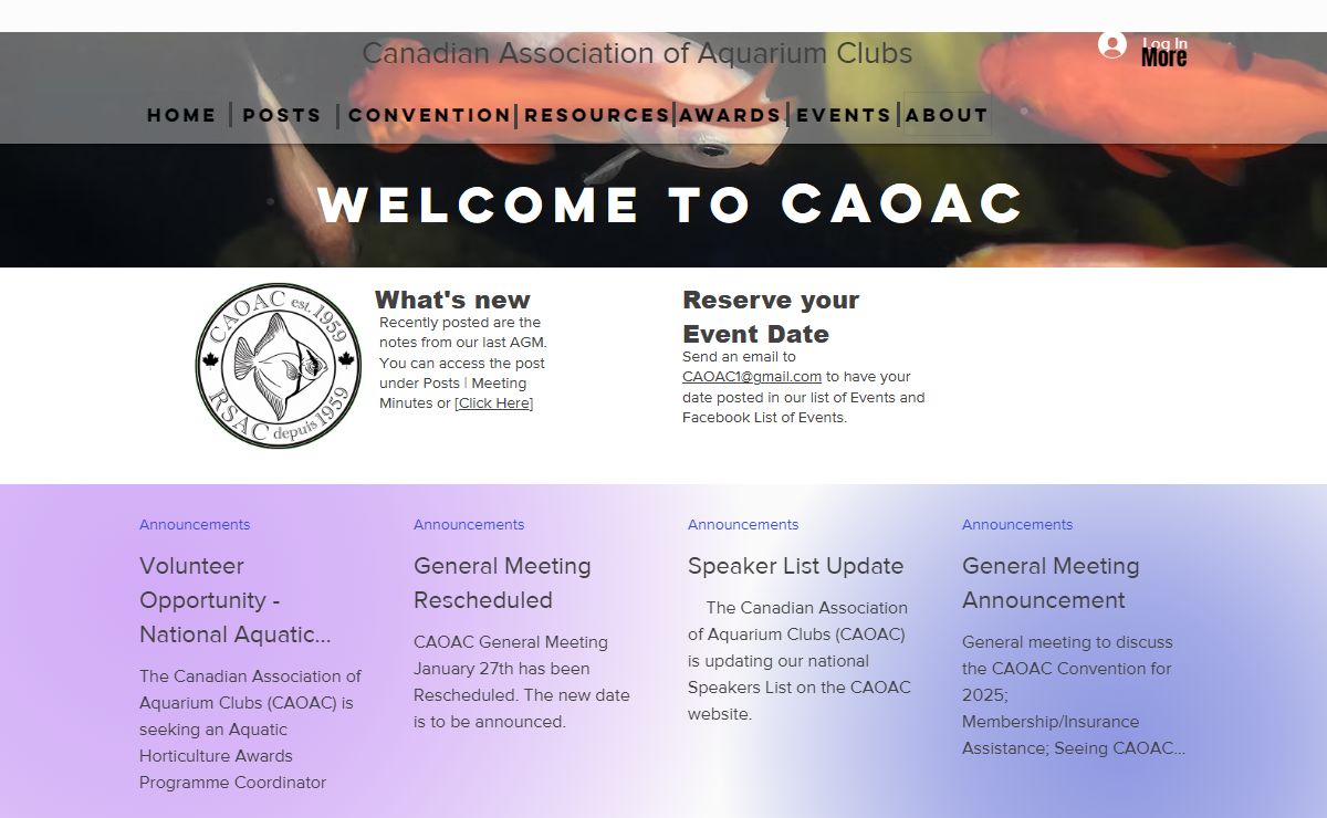 Canadian Association of Aquarium Clubs
