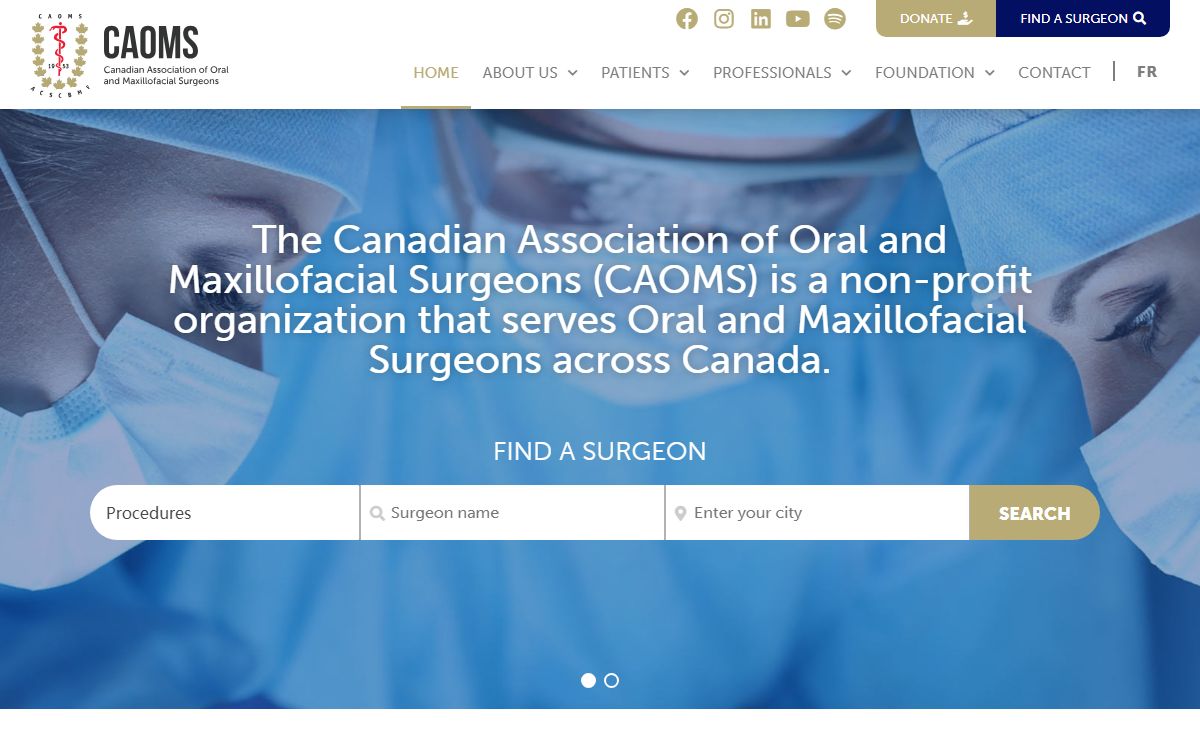 Canadian Association of Oral and Maxillofacial Surgeons | CAOMS