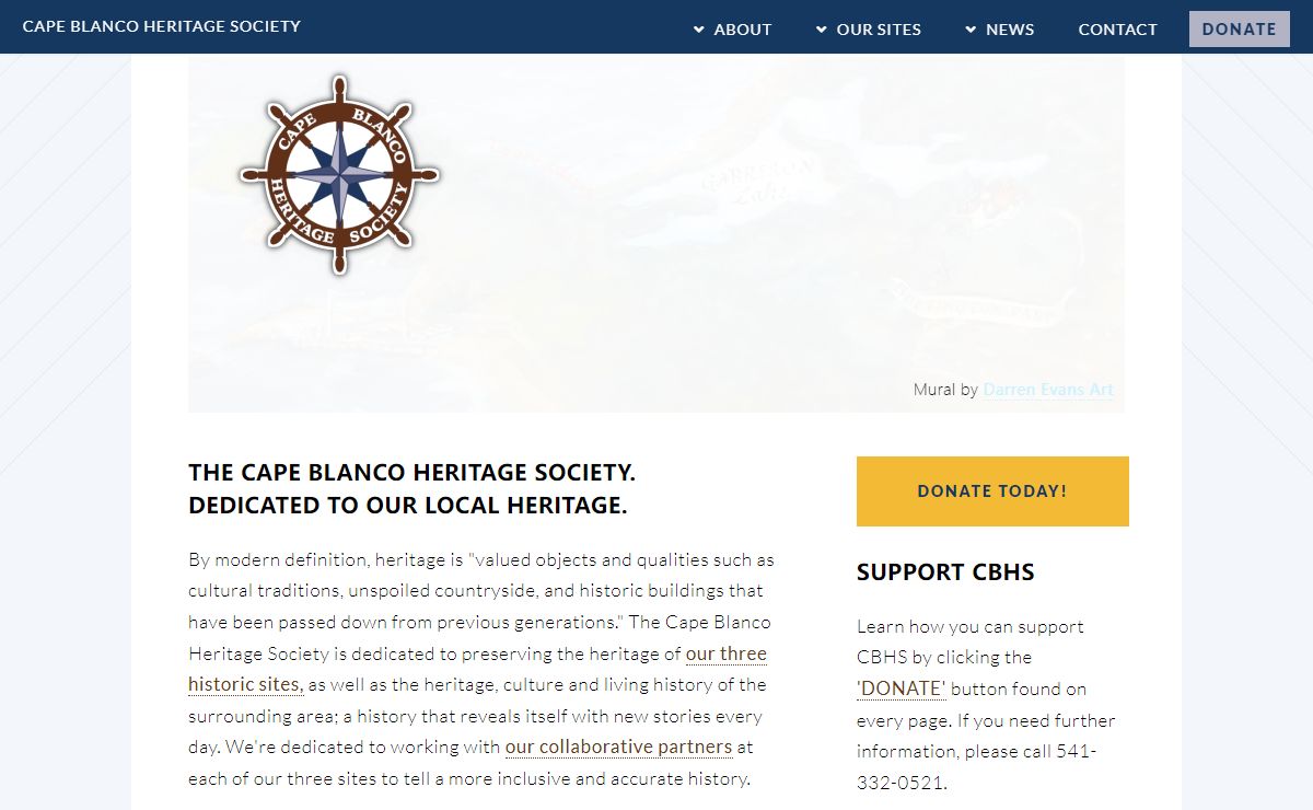The Cape Blanco Heritage Society