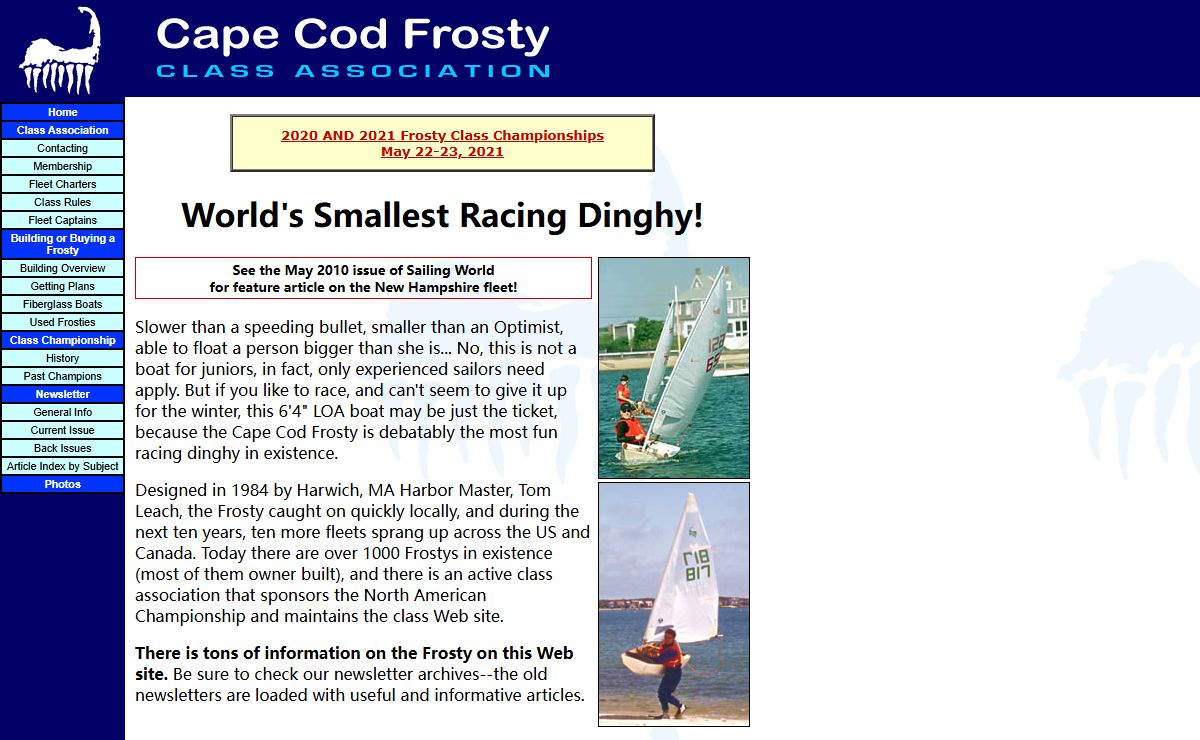 Cape Cod Frosty Class Association