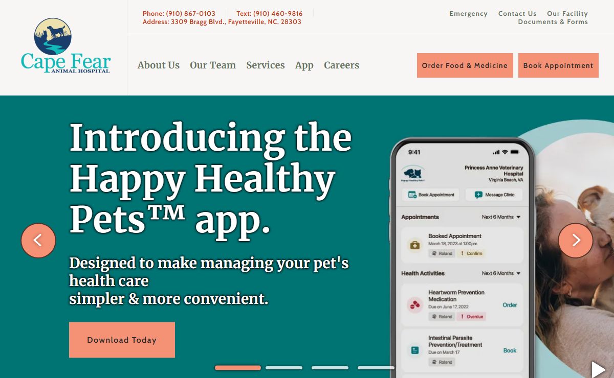 Homepage | Cape Fear Animal Hospital