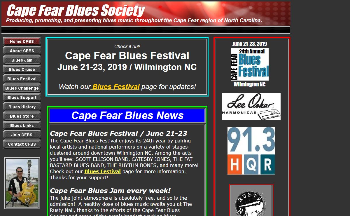 Home: Cape Fear Blues Society - Wilmington, NC