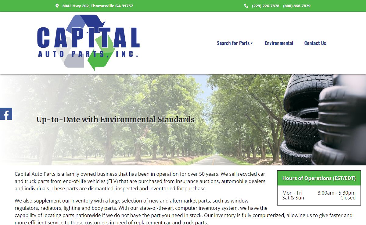 Capital Auto Parts, Inc. | Thomasville, GA