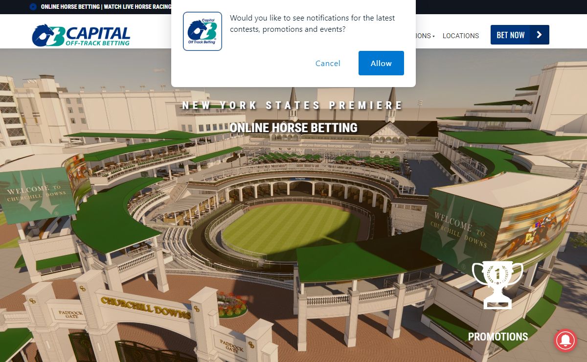 Capital OTB – OTB Online Horse Race Betting