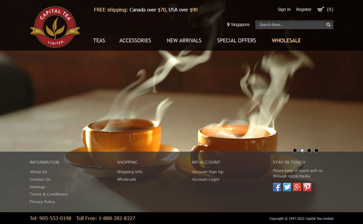 Capital Tea Limited Online Store > Capital Tea Limited