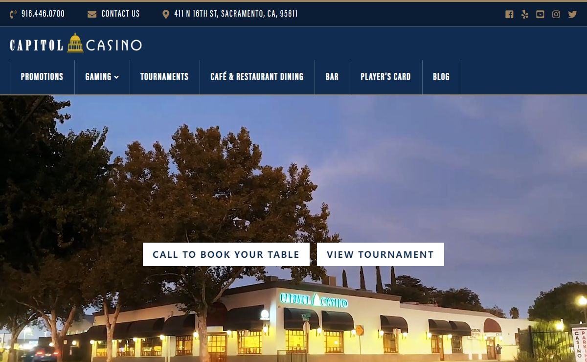 Sacramento's #1 Poker Room | Capitol Casino Sacramento CA