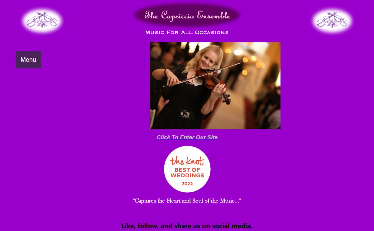 The Capriccio Ensemble: Corporate Event Entertainment,New York Wedding Music,Violin Teacher,Wedding Music String Quartet,New York Classical Music,NJ Entertainment
