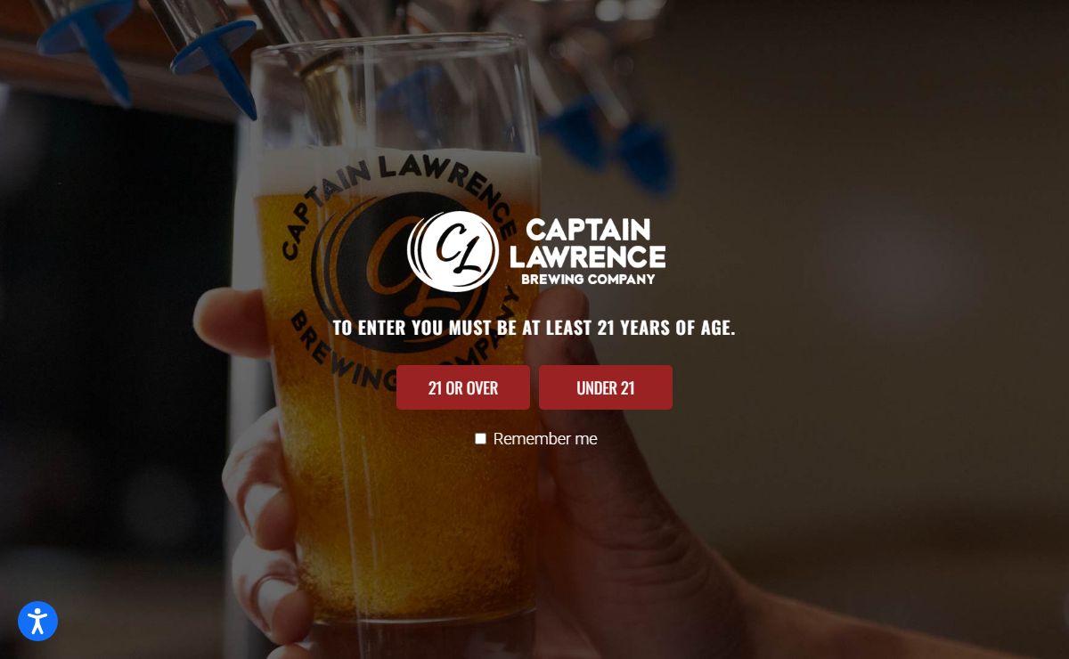 Age Verification - Captain Lawrence Brewing Co.