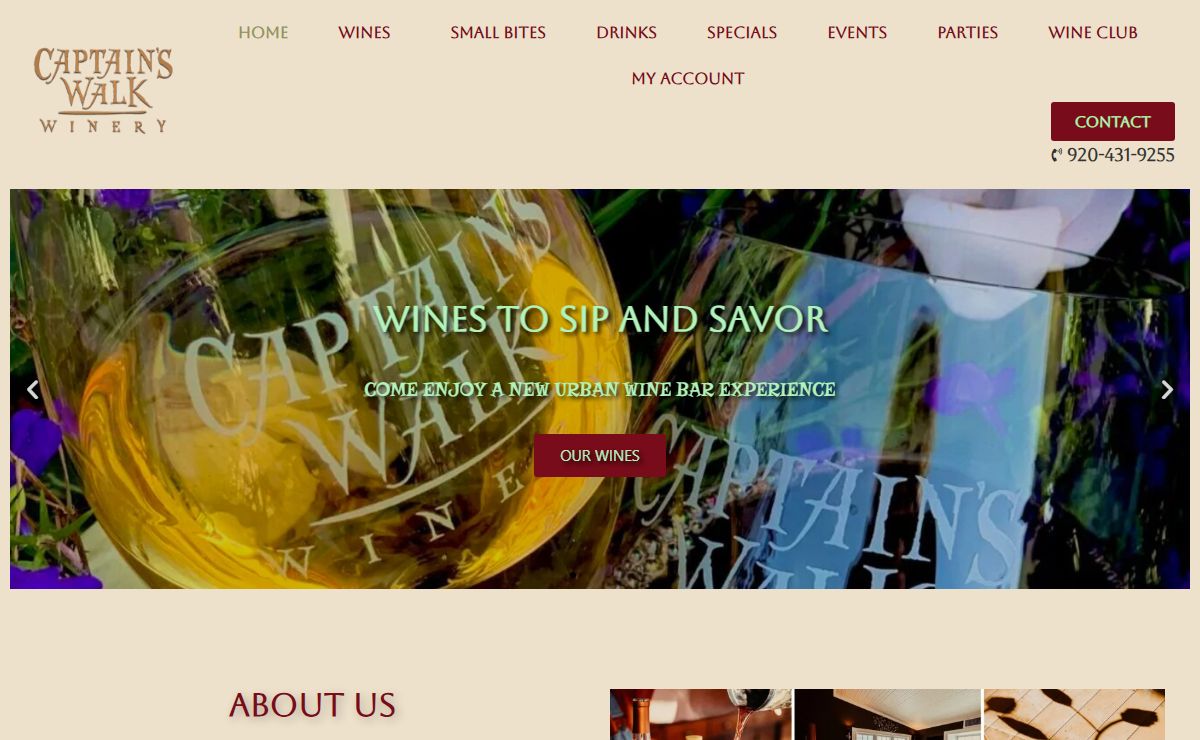 Captain's Walk Winery – An Urban Winery