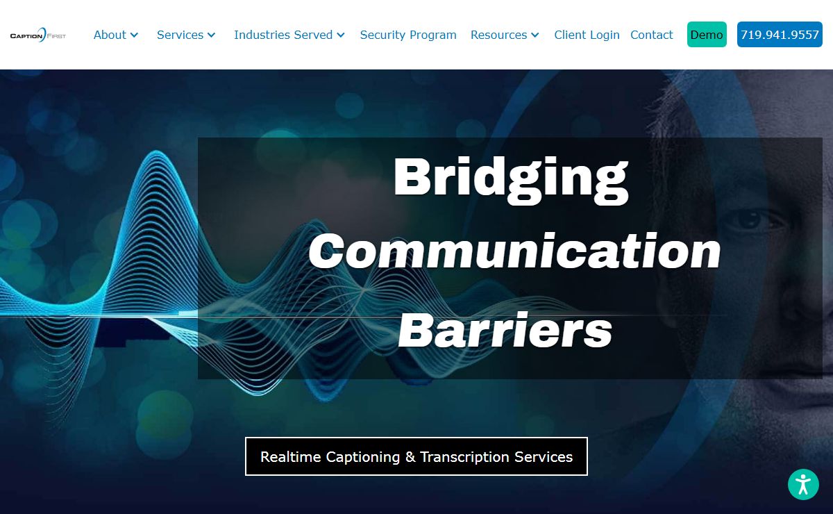 Realtime Captioning & CART Services | Caption First