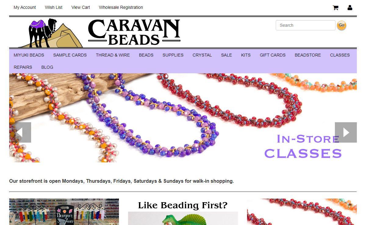 Caravan Beads - Distributor of Miyuki Seed Beads and Delica Beads