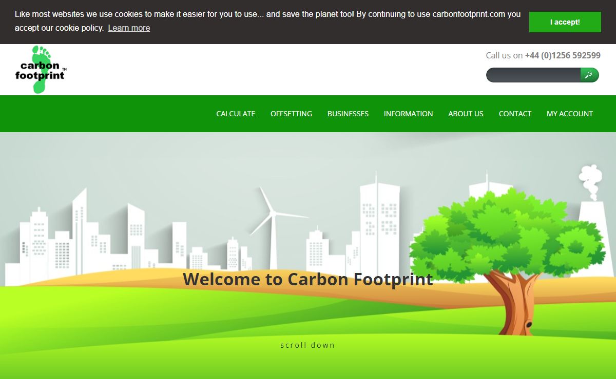 carbonfootprint.com - Home of Carbon Footprinting
