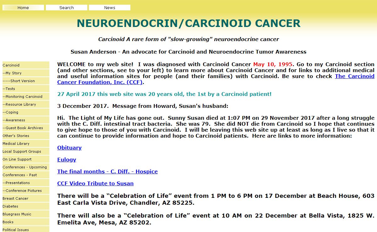 Carcinoid Cancer Information