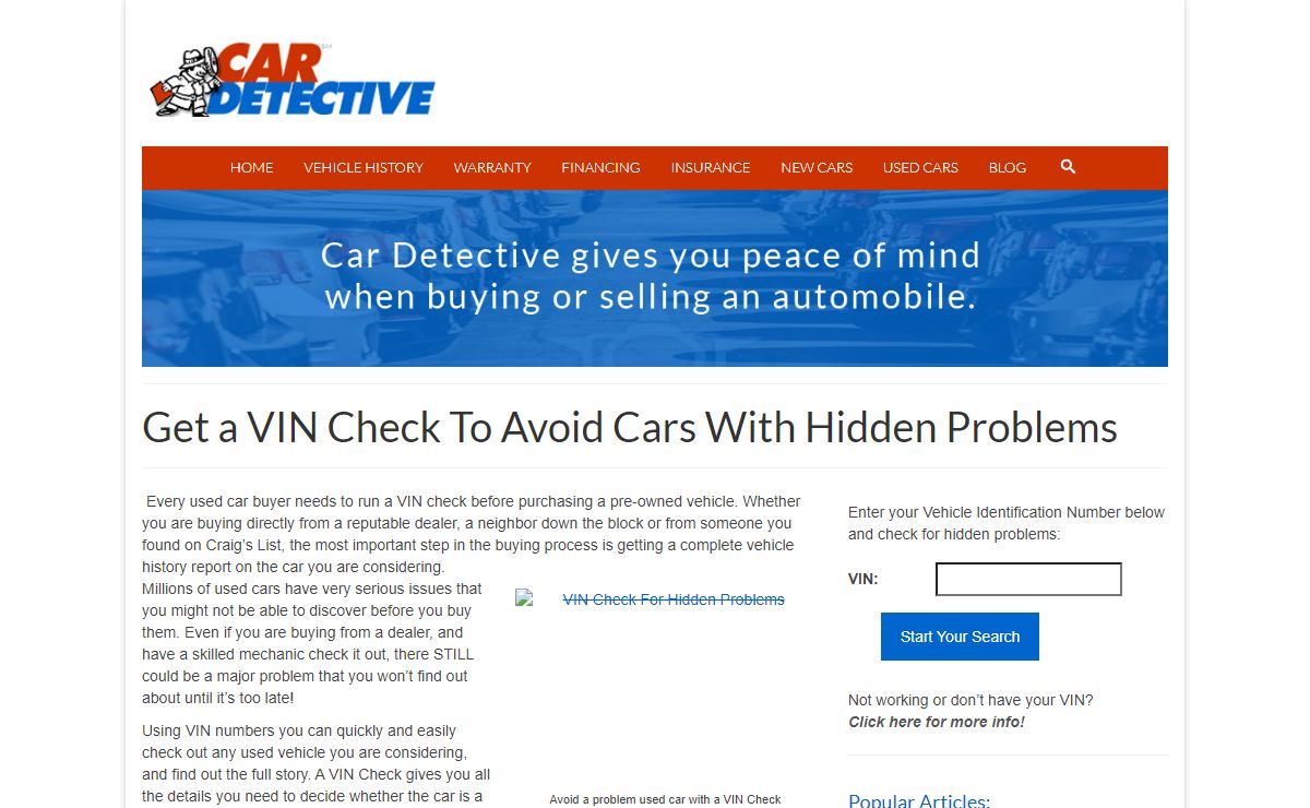 Get Your VIN Check For Free and Find Hidden Problems With Any Car