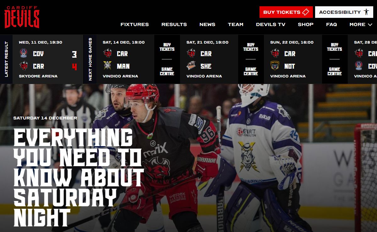 Official Cardiff Devils Website | Home