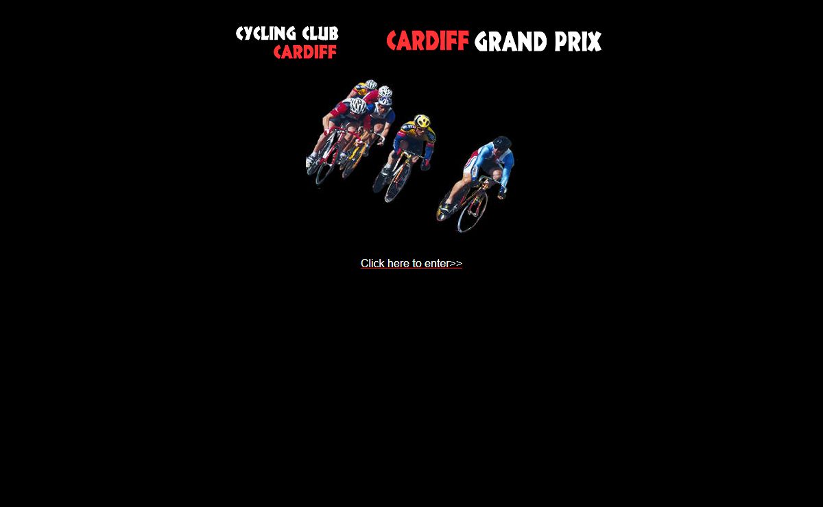 Cardiff Grand Prix International Track Cycle Race