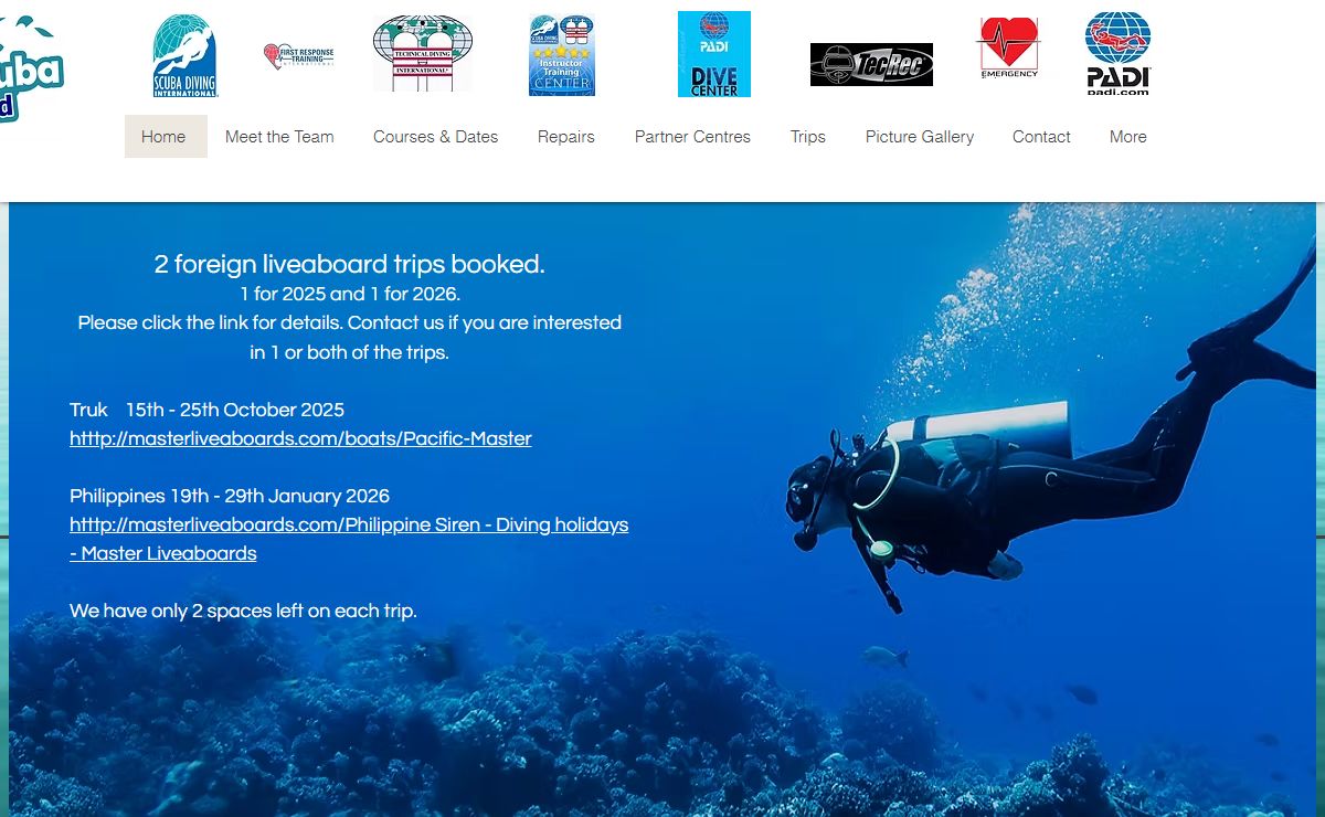 Scuba Diving School | Cardiff Scuba Ltd | Wales