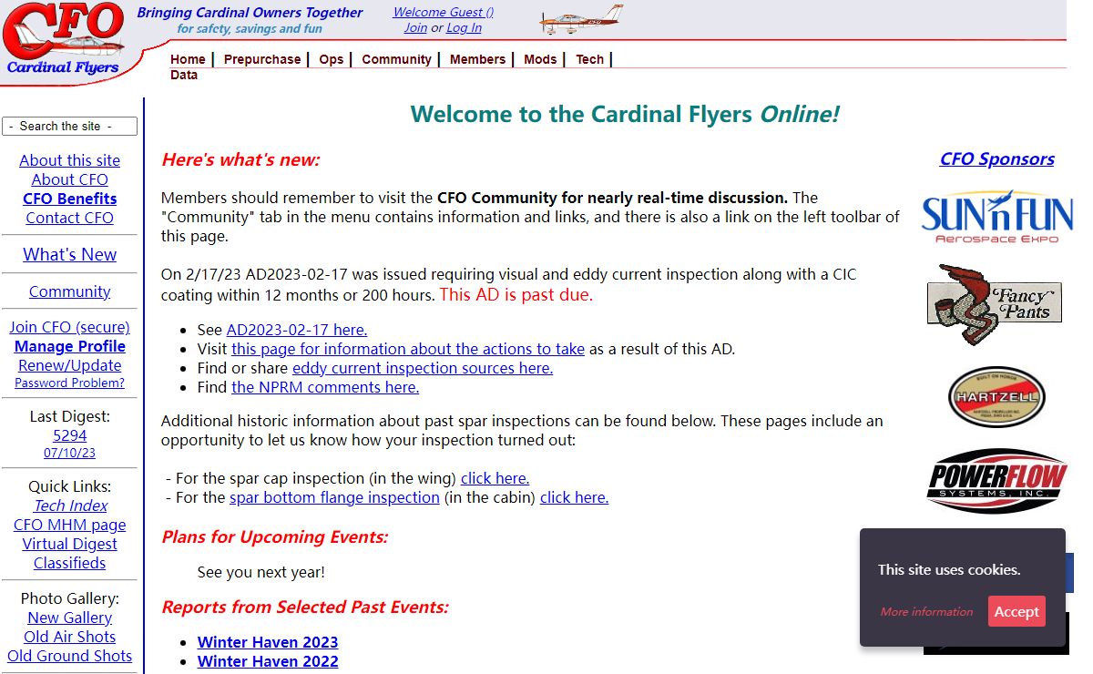Cardinal Flyers Online LLC Home Page