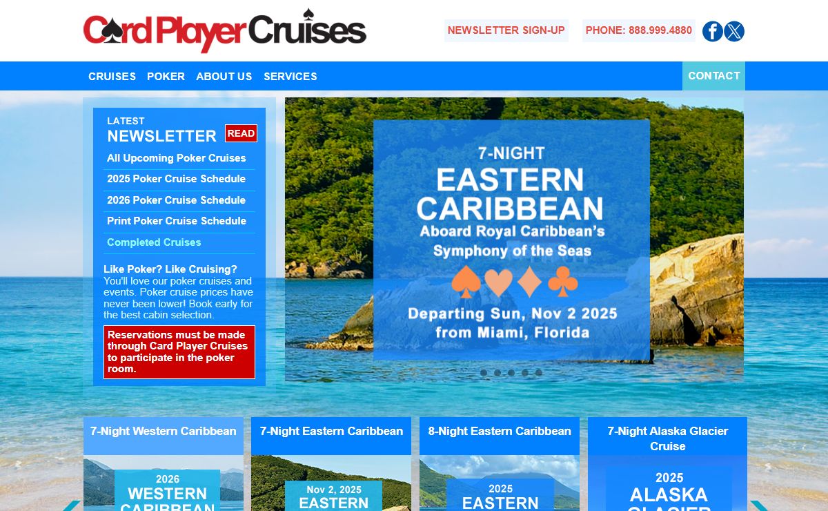 Card Player Cruises
