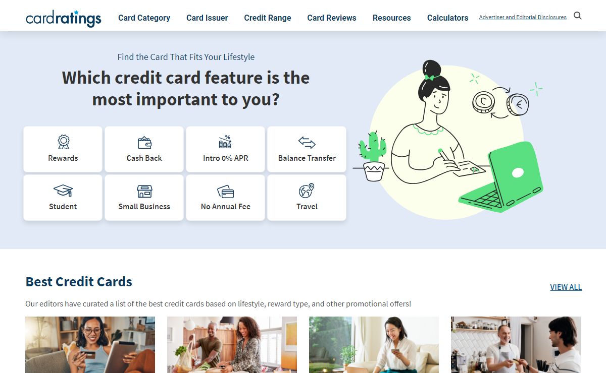 Credit Card Ratings - Experts Rate Top Cards & Help You Choose
