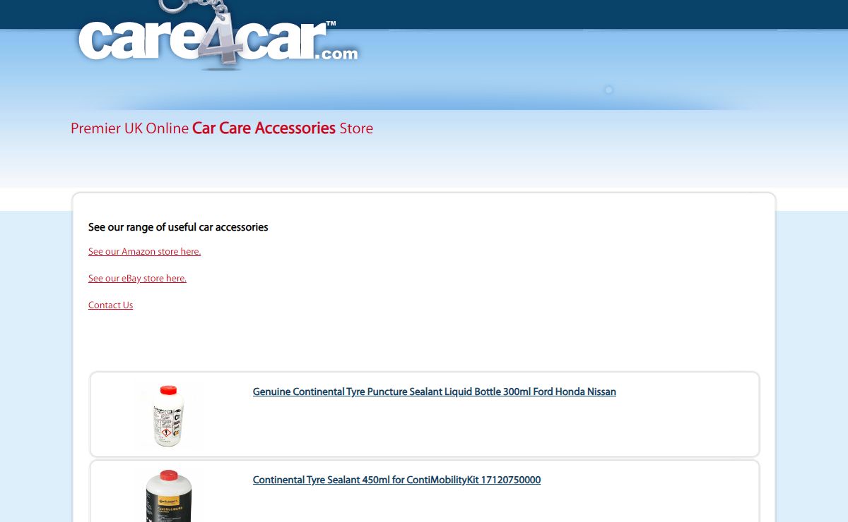 Contact Care4car Car Care Accessories based in Bicester Oxfordshire United Kingdom