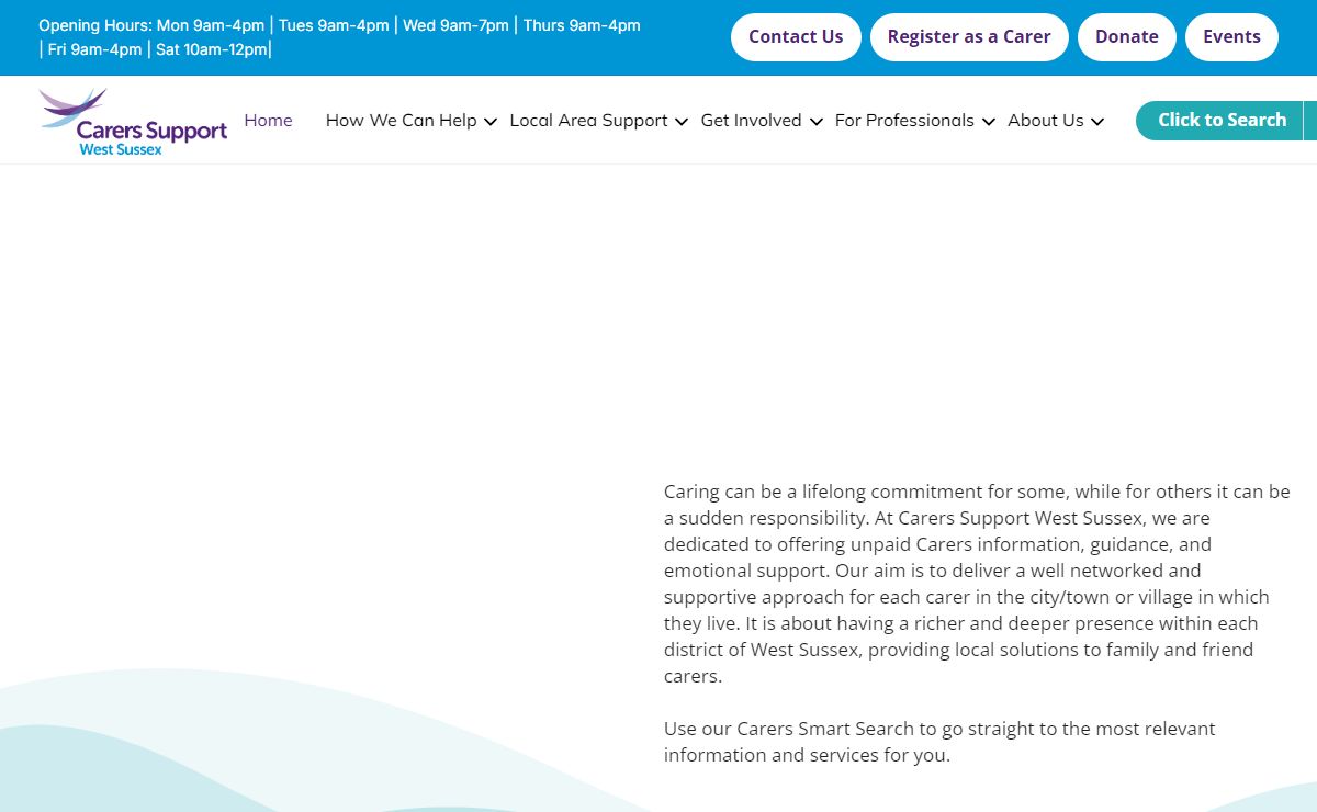 Supporting West Sussex Carers with the Carers Smart Search