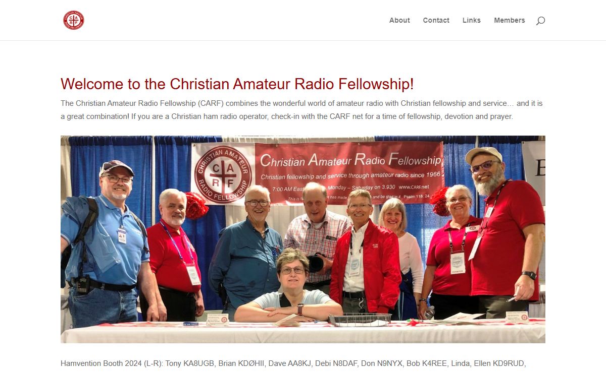 Christian Amateur Radio Fellowship | Christian fellowship and service through amateur radio since 1966
