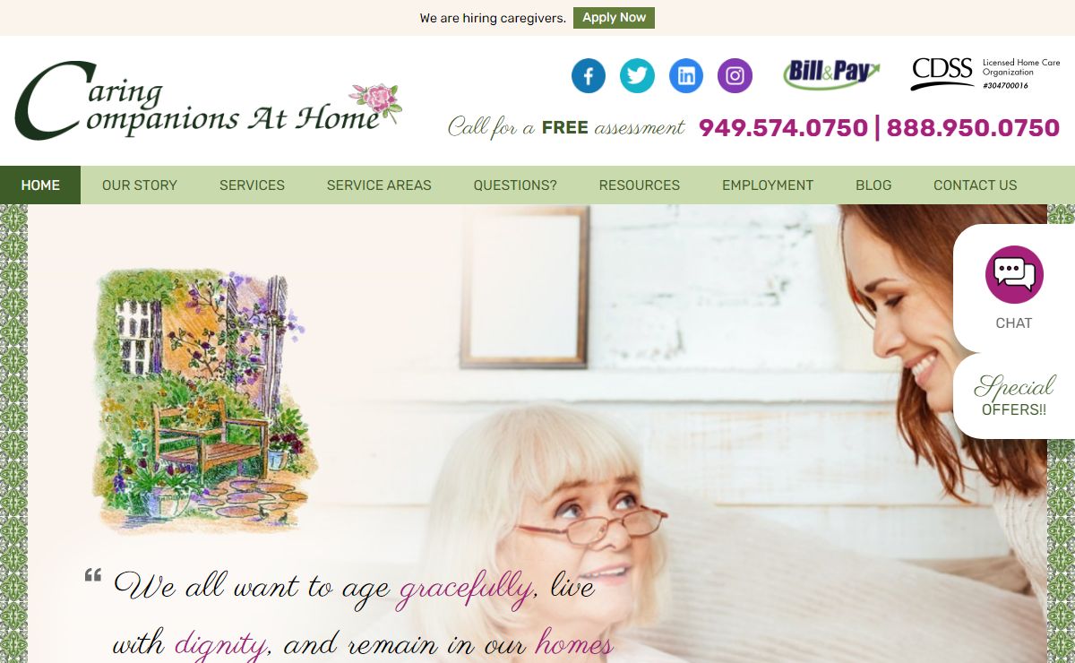 Non-Medical In-Home Care Services | Caring Companions at Home