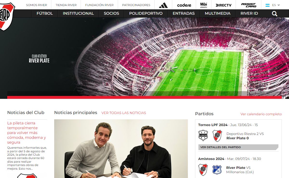 River Plate - Sitio Oficial